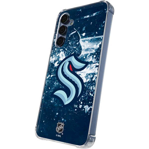 NHL Seattle Kraken Frozen Galaxy A55 5G Clear Case