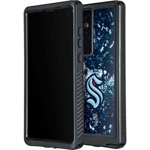 NHL Seattle Kraken Frozen Galaxy S24 Ultra Waterproof Case