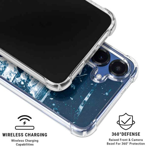 NHL Seattle Kraken Frozen Galaxy S25 Clear Case
