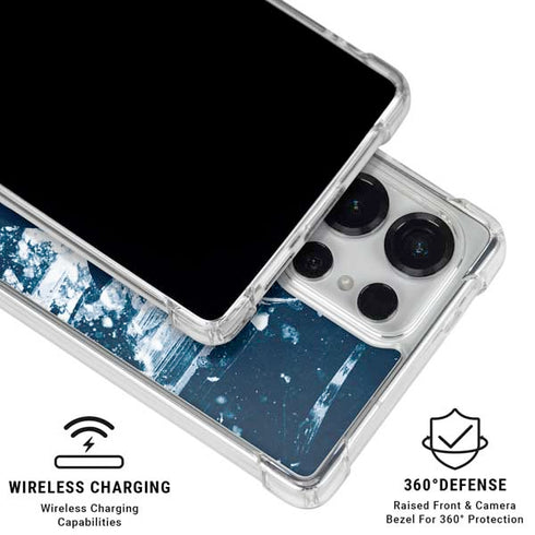 NHL Seattle Kraken Frozen Galaxy S25 Ultra Clear Case