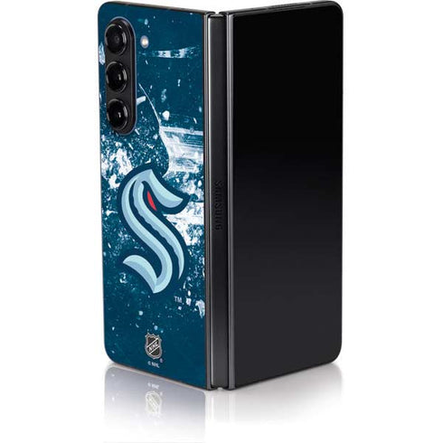 NHL Seattle Kraken Frozen Galaxy Z Fold5 5G Skin