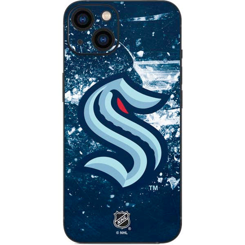 NHL Seattle Kraken Frozen iPhone Skins