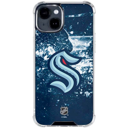 NHL Seattle Kraken Frozen iPhone 15 Clear Case