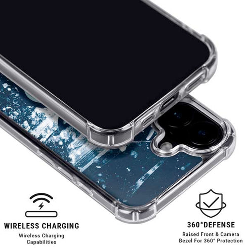 NHL Seattle Kraken Frozen iPhone 16 Clear Case