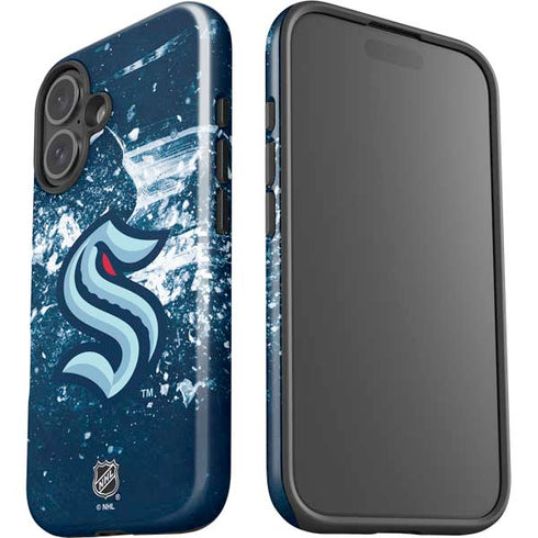 NHL Seattle Kraken Frozen iPhone 16 Impact Case