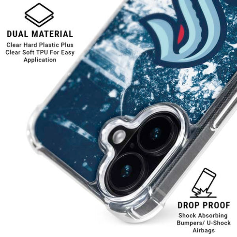NHL Seattle Kraken Frozen iPhone 16 MagSafe Case