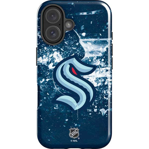 NHL Seattle Kraken Frozen iPhone 16 Magsafe Impact Case