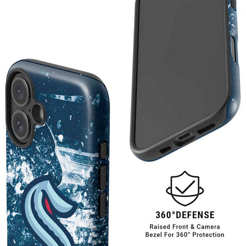 NHL Seattle Kraken Frozen iPhone 16 Magsafe Impact Case