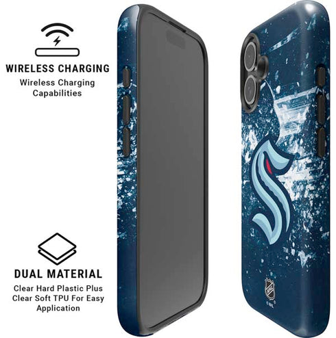NHL Seattle Kraken Frozen iPhone 16 Magsafe Impact Case