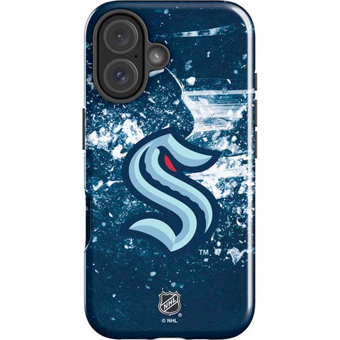 NHL Seattle Kraken Frozen iPhone 16 Plus Impact Case