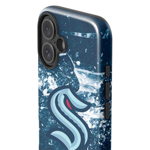 NHL Seattle Kraken Frozen iPhone 16 Plus Impact Case