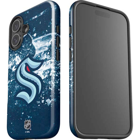 NHL Seattle Kraken Frozen iPhone 16 Plus Impact Case