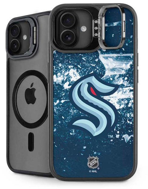NHL Seattle Kraken Frozen iPhone 16 Plus Kickstand Case