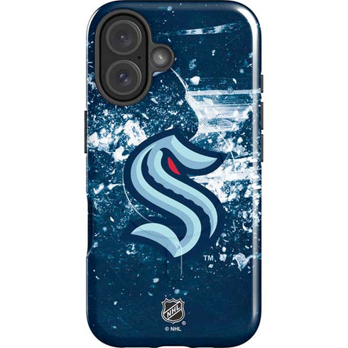 NHL Seattle Kraken Frozen iPhone 16 Plus Magsafe Impact Case