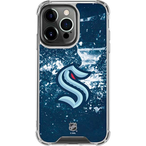 NHL Seattle Kraken Frozen iPhone 16 Pro Clear Case