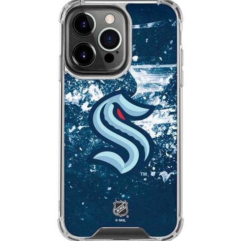 NHL Seattle Kraken Frozen iPhone 16 Pro Max Clear Case