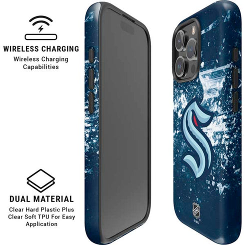 NHL Seattle Kraken Frozen iPhone 16 Pro Max Magsafe Impact Case