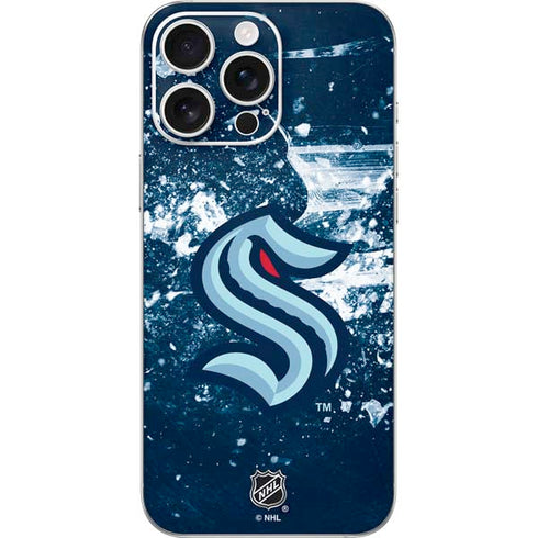 NHL Seattle Kraken Frozen iPhone 16 Pro Max Skin