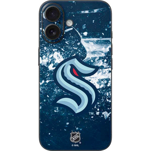 NHL Seattle Kraken Frozen iPhone 16 Skin