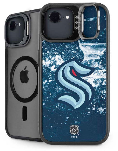 NHL Seattle Kraken Frozen iPhone 16e Kickstand Case