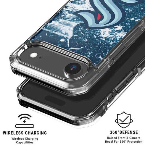 NHL Seattle Kraken Frozen iPhone 17 Air Clear Case