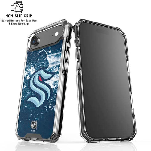 NHL Seattle Kraken Frozen iPhone 17 Air Clear Case