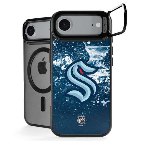 NHL Seattle Kraken Frozen iPhone 17 Air Kickstand Case