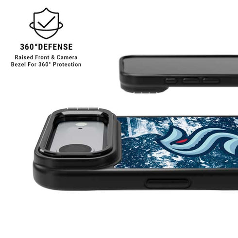 NHL Seattle Kraken Frozen iPhone 17 Air Kickstand Case