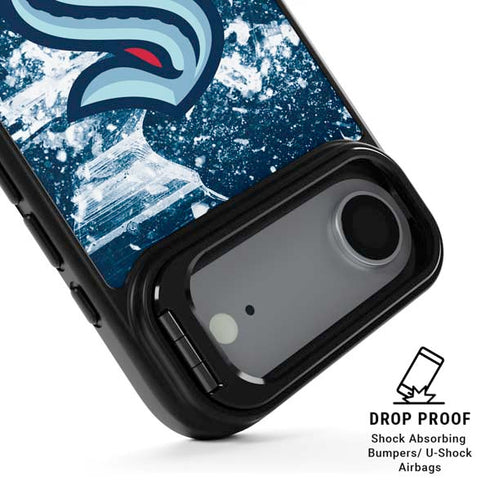 NHL Seattle Kraken Frozen iPhone 17 Air Kickstand Case