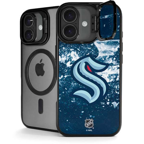 NHL Seattle Kraken Frozen iPhone 17 Kickstand Case