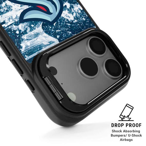 NHL Seattle Kraken Frozen iPhone 17 Pro Kickstand Case