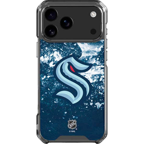 NHL Seattle Kraken Frozen iPhone 18 Pro Max Clear Case