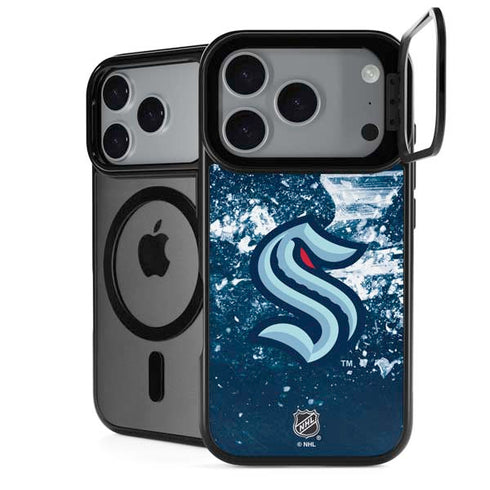 NHL Seattle Kraken Frozen iPhone 18 Pro Max Kickstand Case