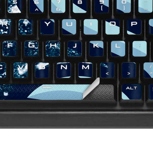NHL Seattle Kraken Frozen K95 RGB PLATINUM Mechanical Gaming Keyboard Skin
