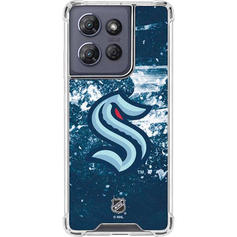 NHL Seattle Kraken Frozen Moto G 5G (2025) Clear Case