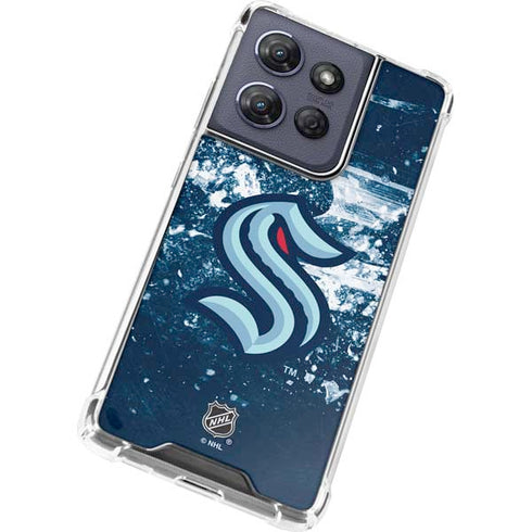 NHL Seattle Kraken Frozen Moto G 5G (2025) Clear Case