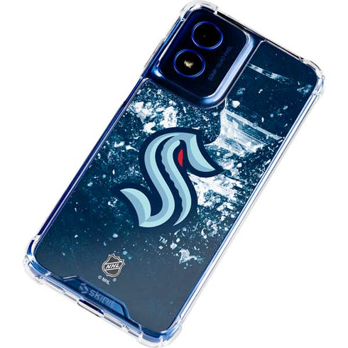 NHL Seattle Kraken Frozen Moto G 5G (2024) Clear Case