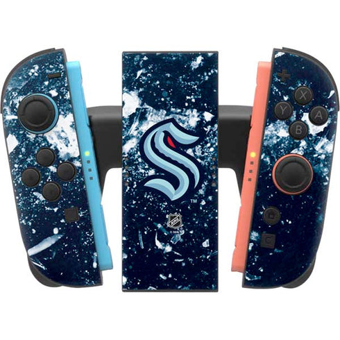 NHL Seattle Kraken Frozen Nintendo Switch 2 (2025) Joy-Con Controller Skin