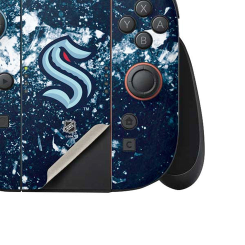 NHL Seattle Kraken Frozen Nintendo Switch 2 (2025) Joy-Con Controller Skin