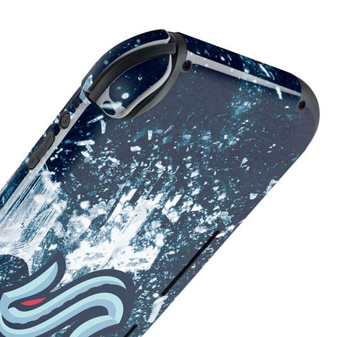 NHL Seattle Kraken Frozen Nintendo Switch Lite Skin