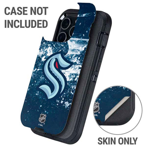 NHL Seattle Kraken Frozen Otterbox Defender iPhone Skin