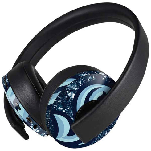 NHL Seattle Kraken Frozen PlayStation 4 Gold Wireless Headset Skin