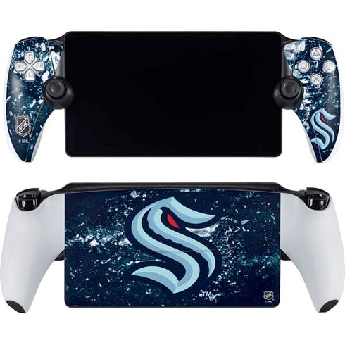 NHL Seattle Kraken Frozen PlayStation Portal Remote Player Skin