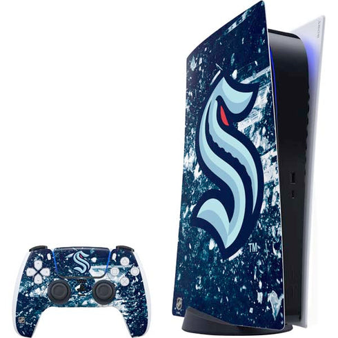 NHL Seattle Kraken Frozen PlayStation PS5 Skins