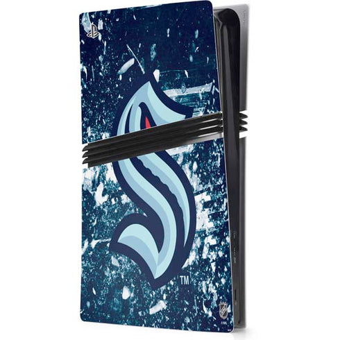 NHL Seattle Kraken Frozen PS5 Pro Console Skin