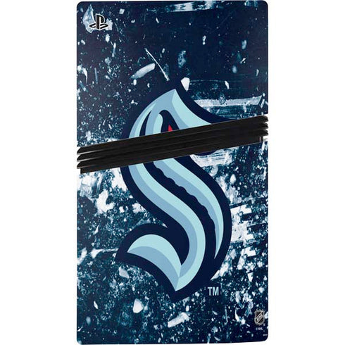 NHL Seattle Kraken Frozen PS5 Pro Disk Bundle Skin