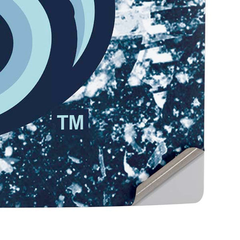 NHL Seattle Kraken Frozen PS5 Pro Disk Console Skin