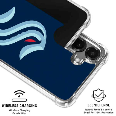 NHL Seattle Kraken Galaxy S26 Plus Clear Case