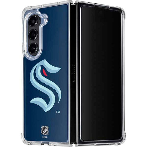NHL Seattle Kraken Galaxy Z Fold5 5G Clear Case
