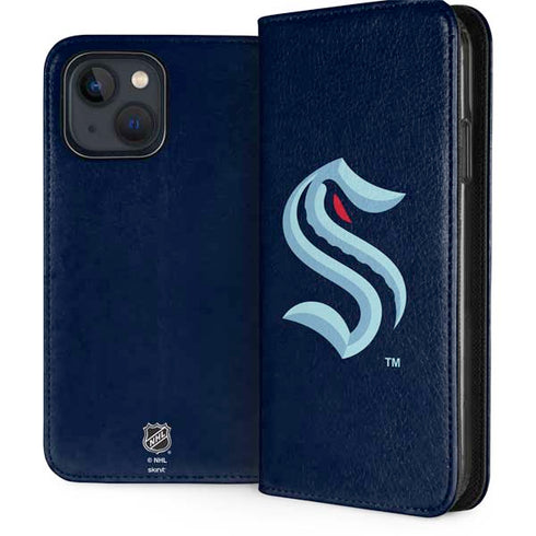 NHL Seattle Kraken iPhone 15 Plus Folio Case
